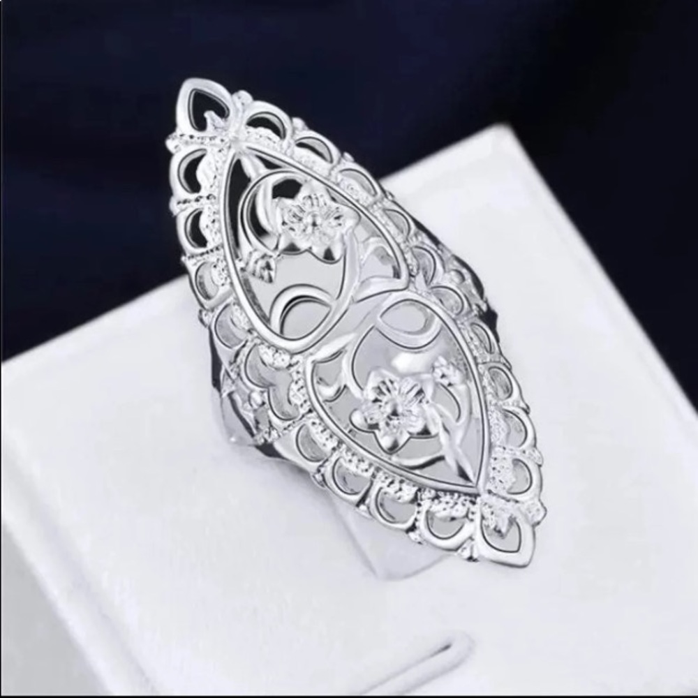 Retro Style 925 Silver Ring